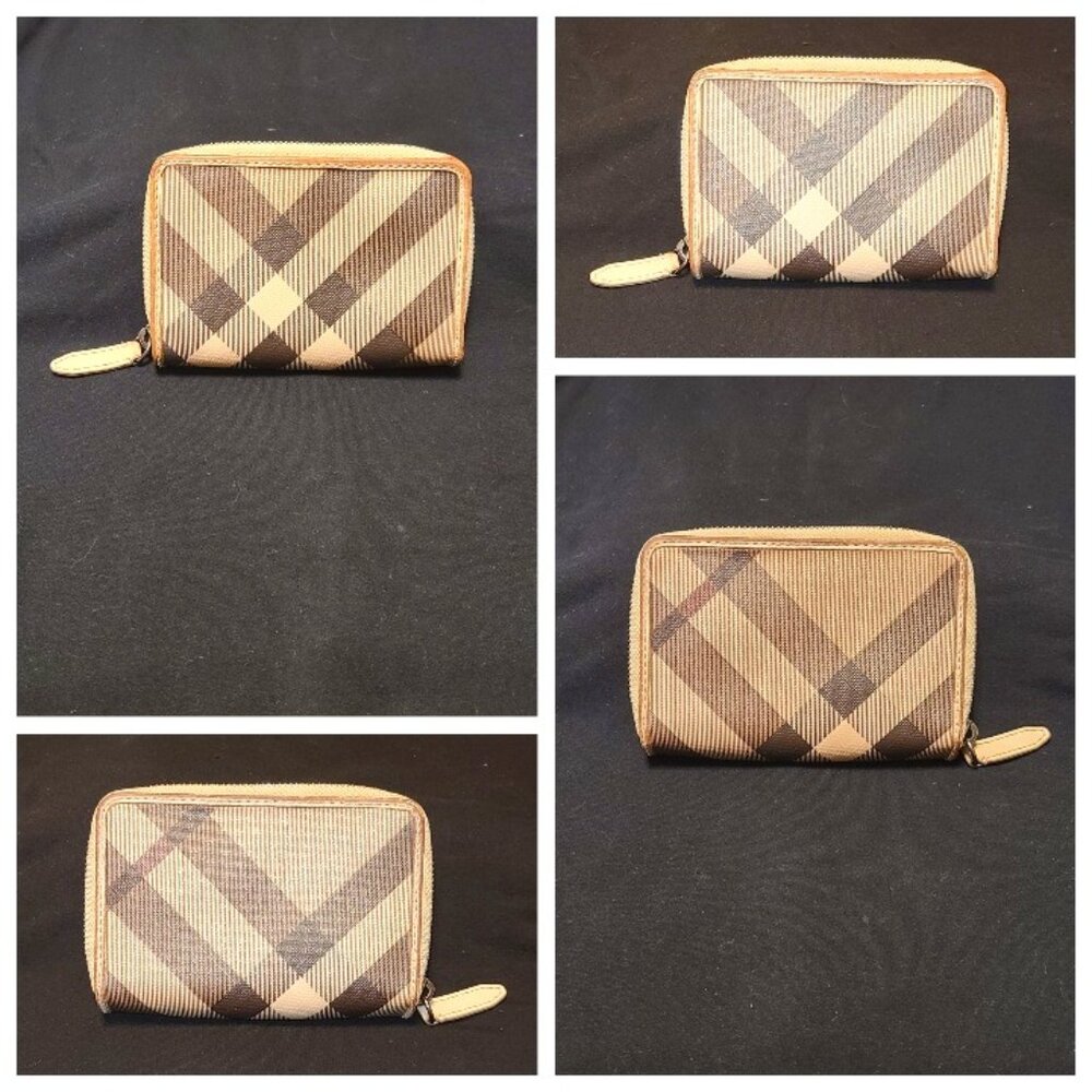 Burberry Nova Check Smokey Taupe small wallet